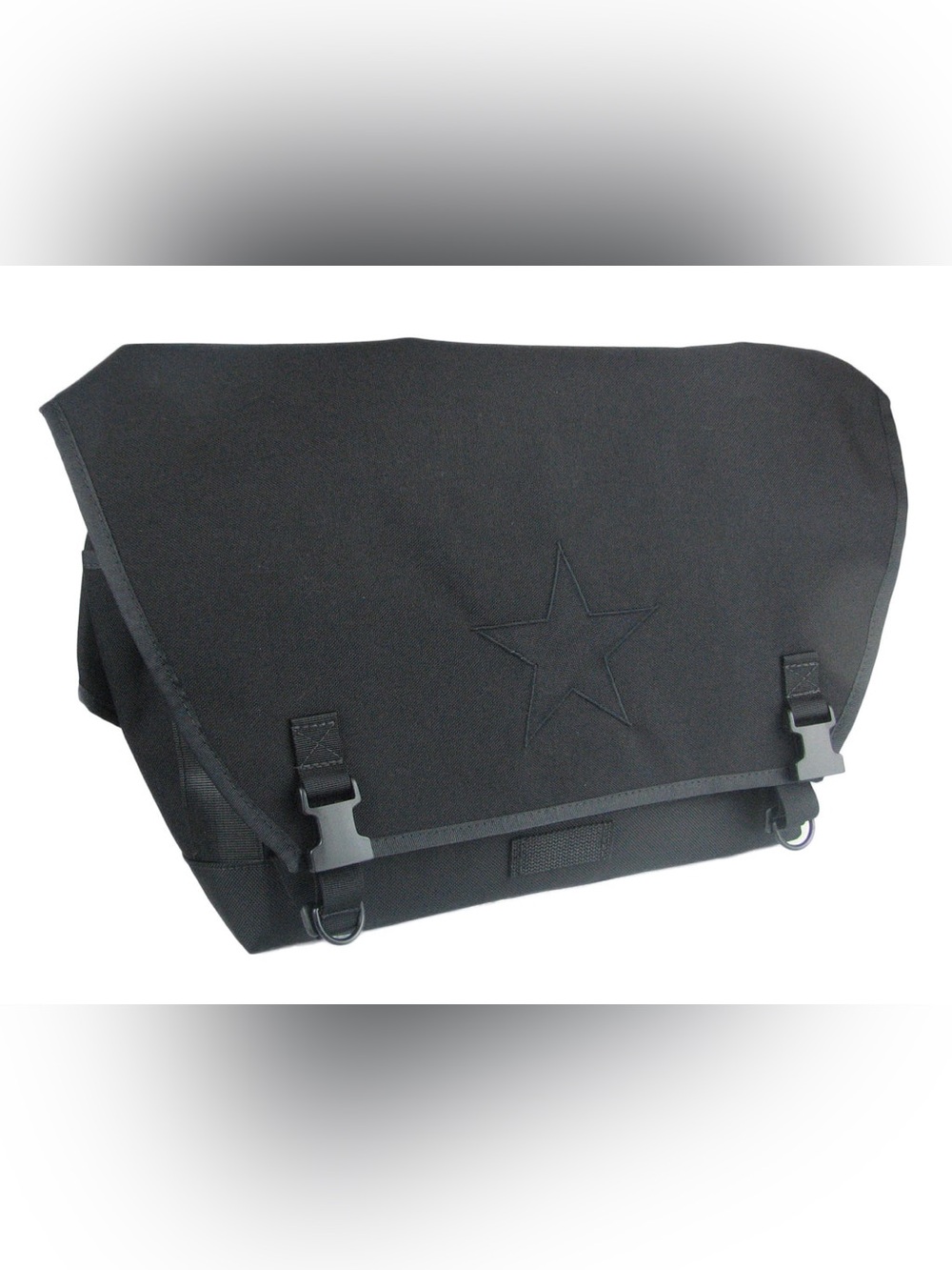 Black Star Bags - Black Waterproof Messenger Bag